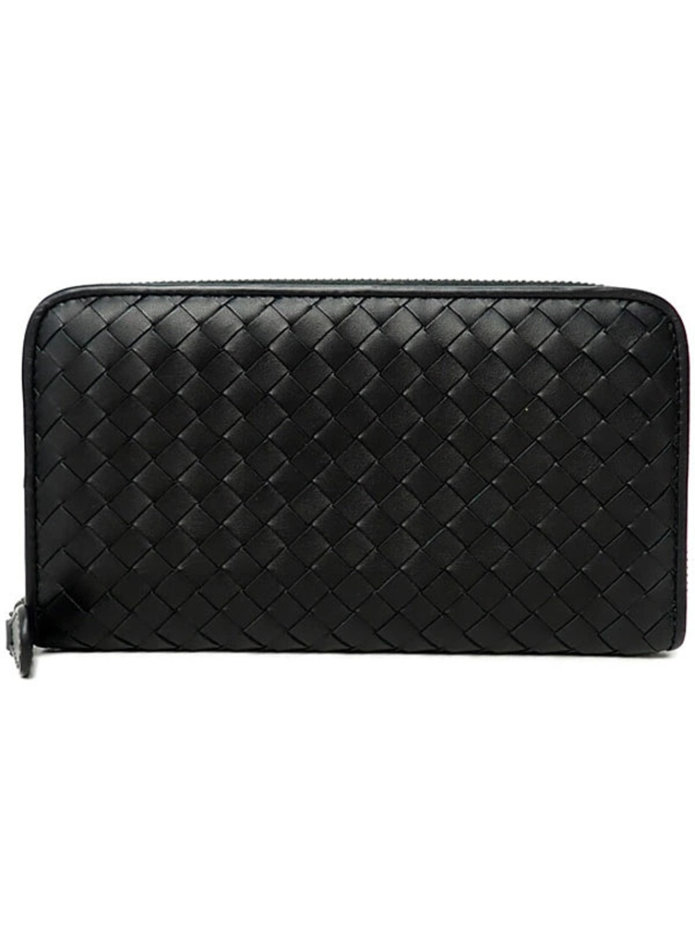Bottega Veneta Intrecciato Round Zipper Long Wallet